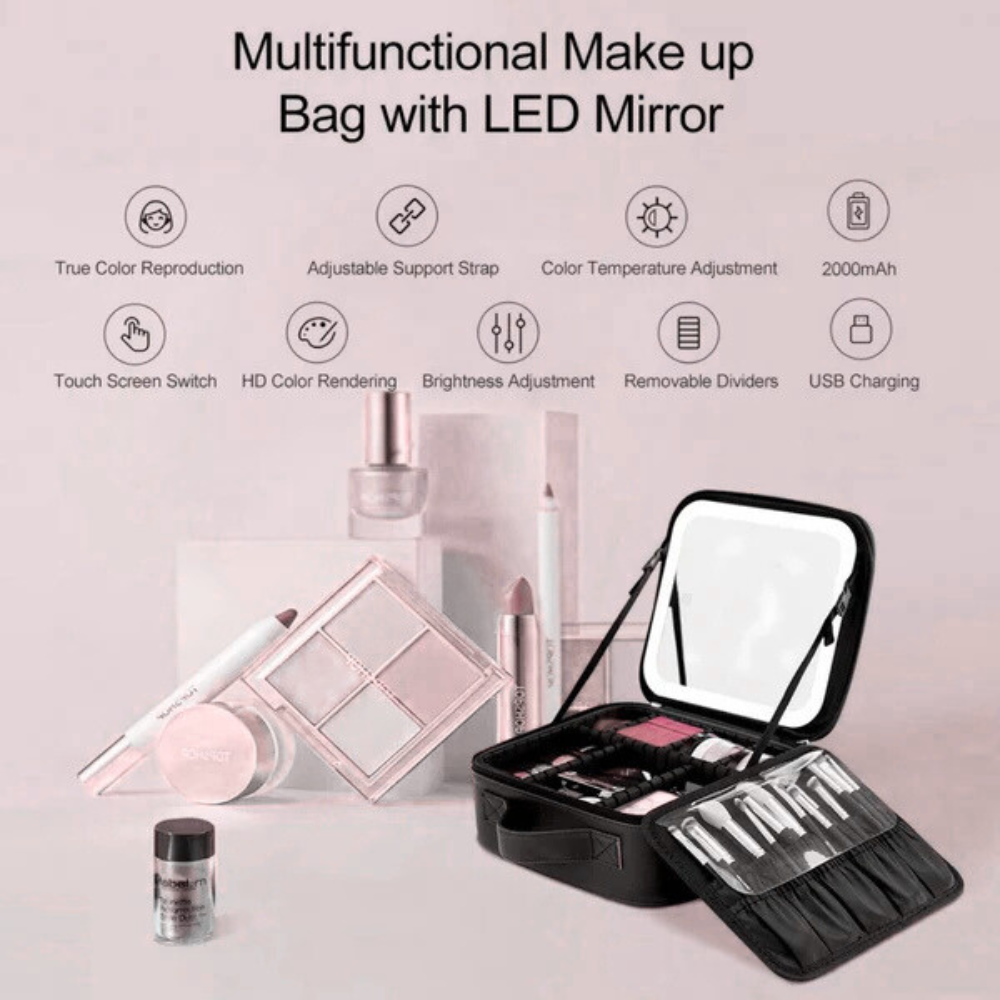 Glamora™ Vanity Case + GRATIS Luxe Kwastenset