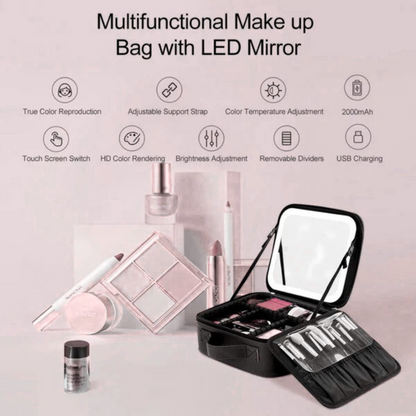Glamora™ Vanity Case + GRATIS Luxe Kwastenset